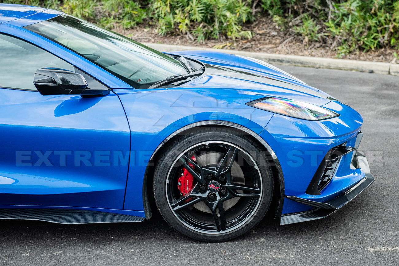 Chevrolet Corvette C8 Z06 Package Front Lip Splitter & Side Skirts