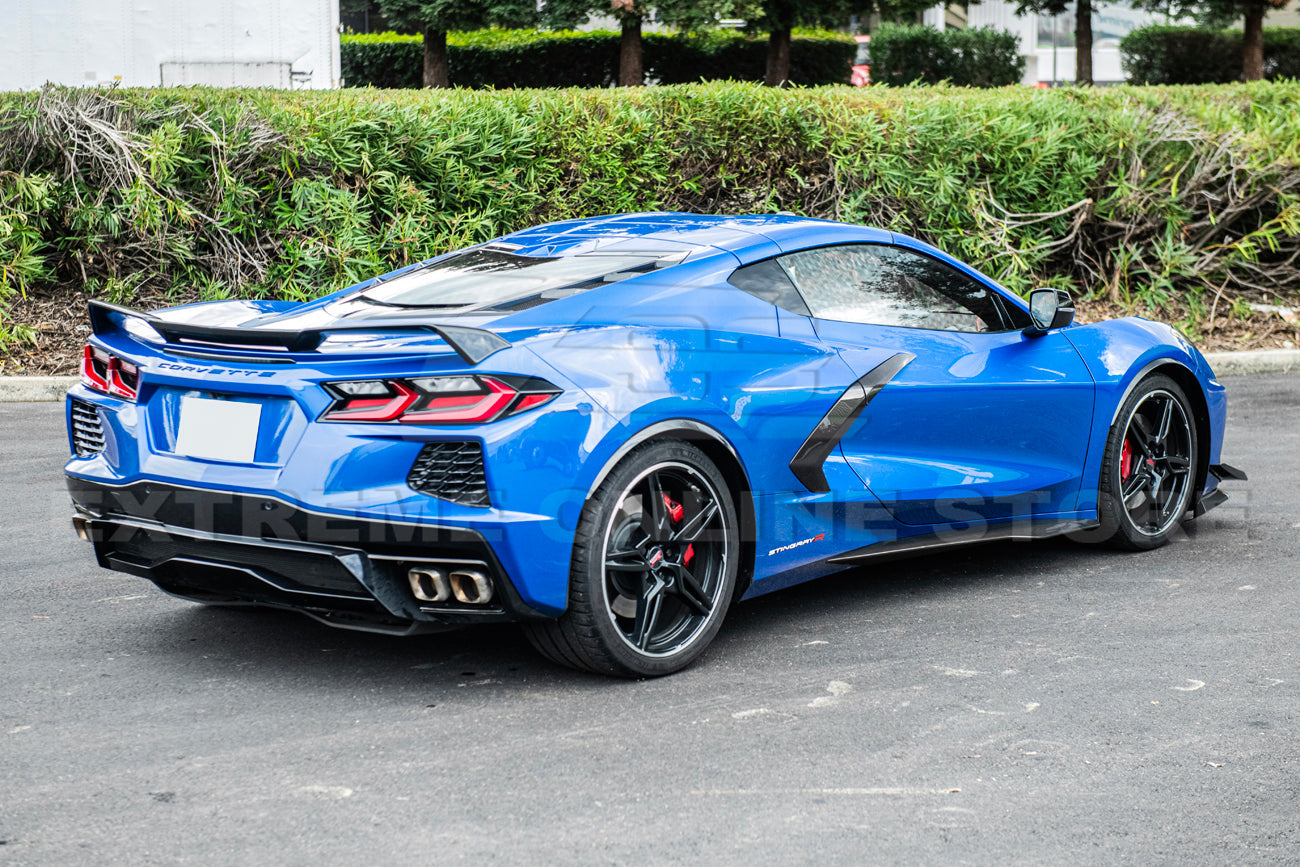 Chevrolet Corvette C8 Z06 Package Front Lip Splitter & Side Skirts