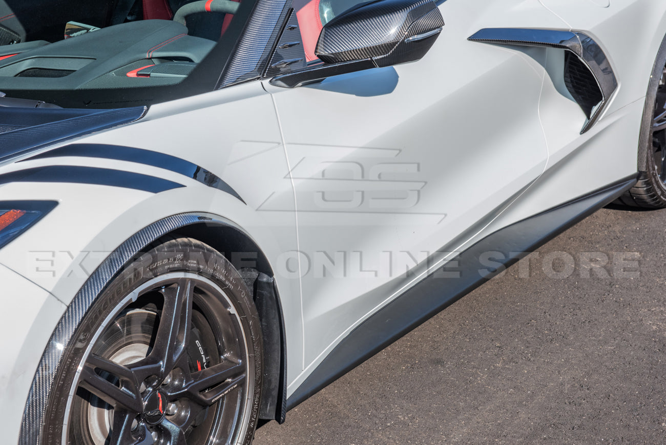 Chevrolet Corvette C8 Side Skirts Rocker Panels