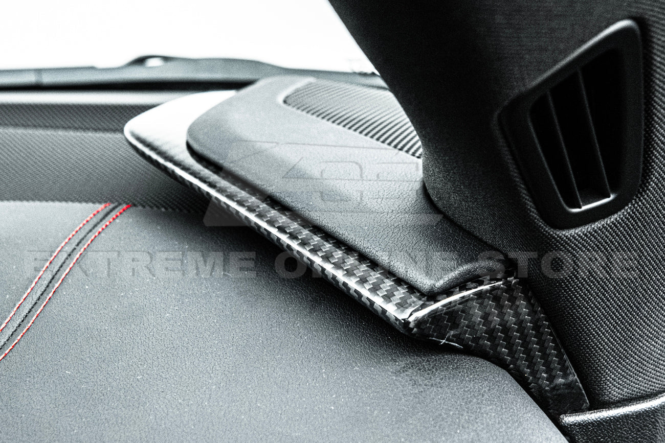 Chevrolet Corvette C8 Carbon Fiber Upper Dash Pad Trim Cover Kit