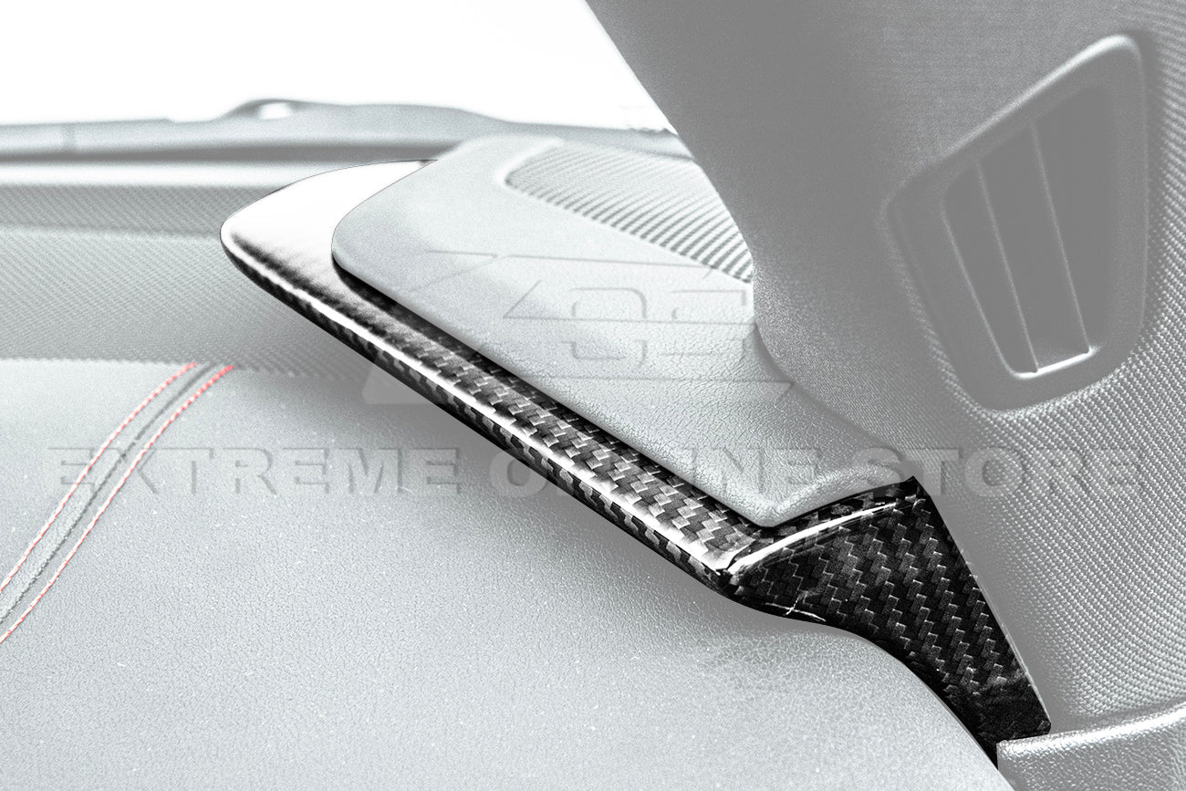 Chevrolet Corvette C8 Carbon Fiber Upper Dash Pad Trim Cover Kit