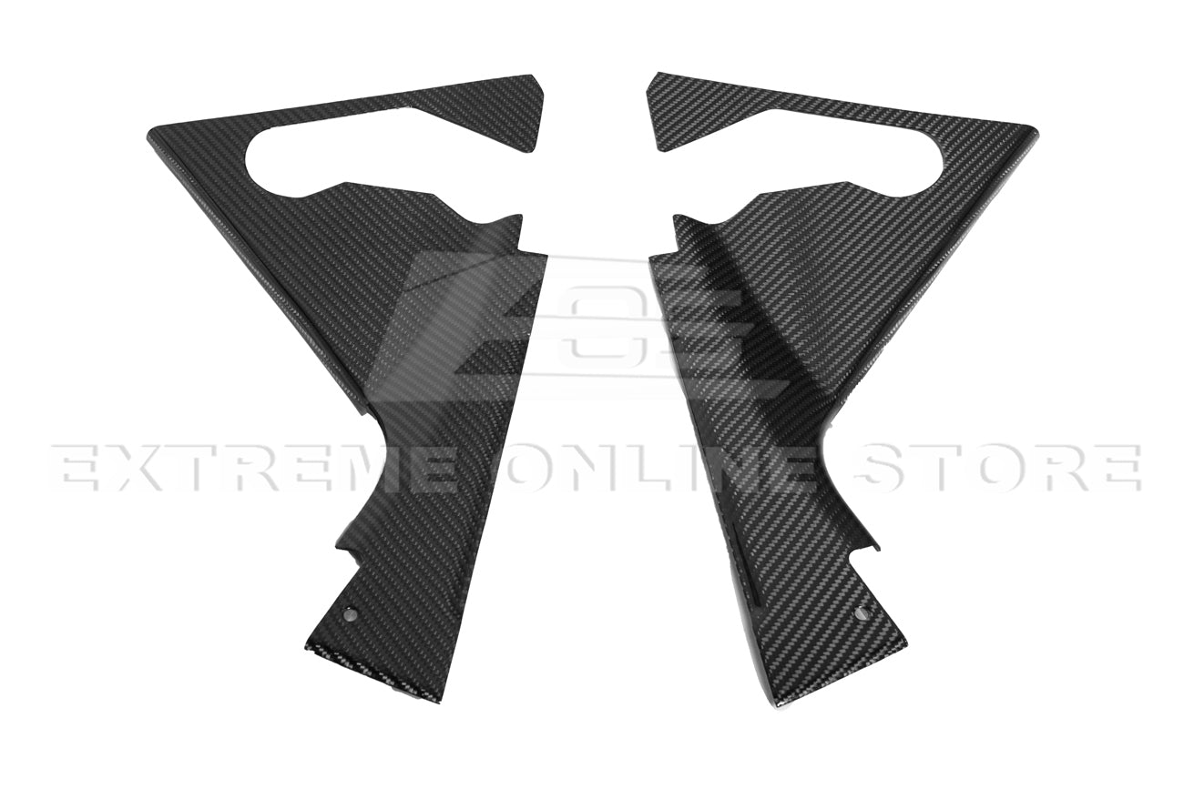 Chevrolet Corvette C8 Carbon Fiber Engine Bay Corner Vent Cover