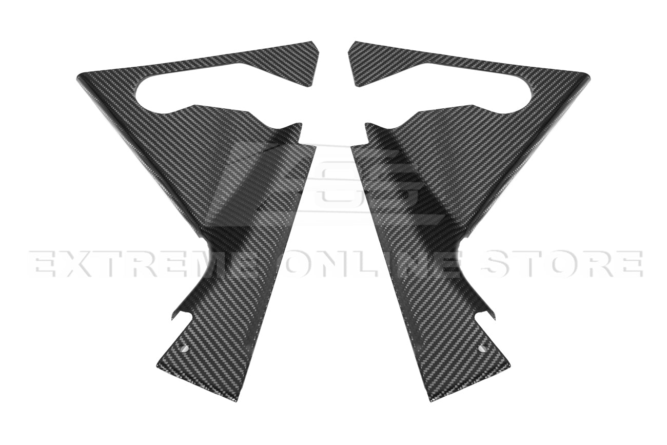 Chevrolet Corvette C8 Carbon Fiber Engine Bay Corner Vent Cover