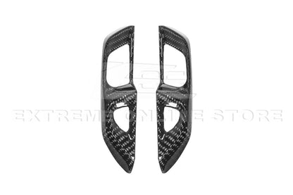 Chevrolet Corvette C8 Carbon Fiber Side Door Interior Control Button Trim Cover