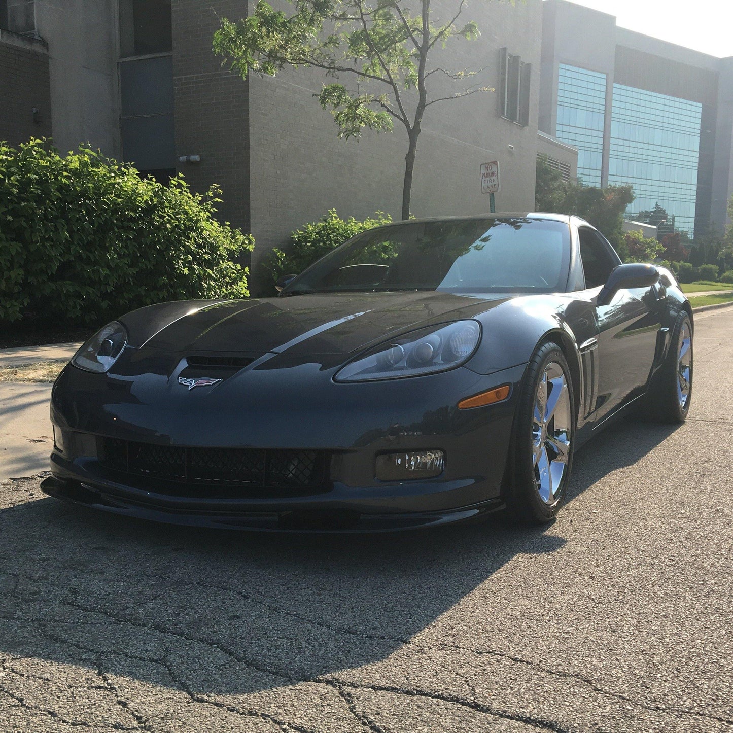 Corvette C6 Grand Sport / Z06 Front Splitter Lip & Side Skirts Rocker Panels - Extreme Online Store