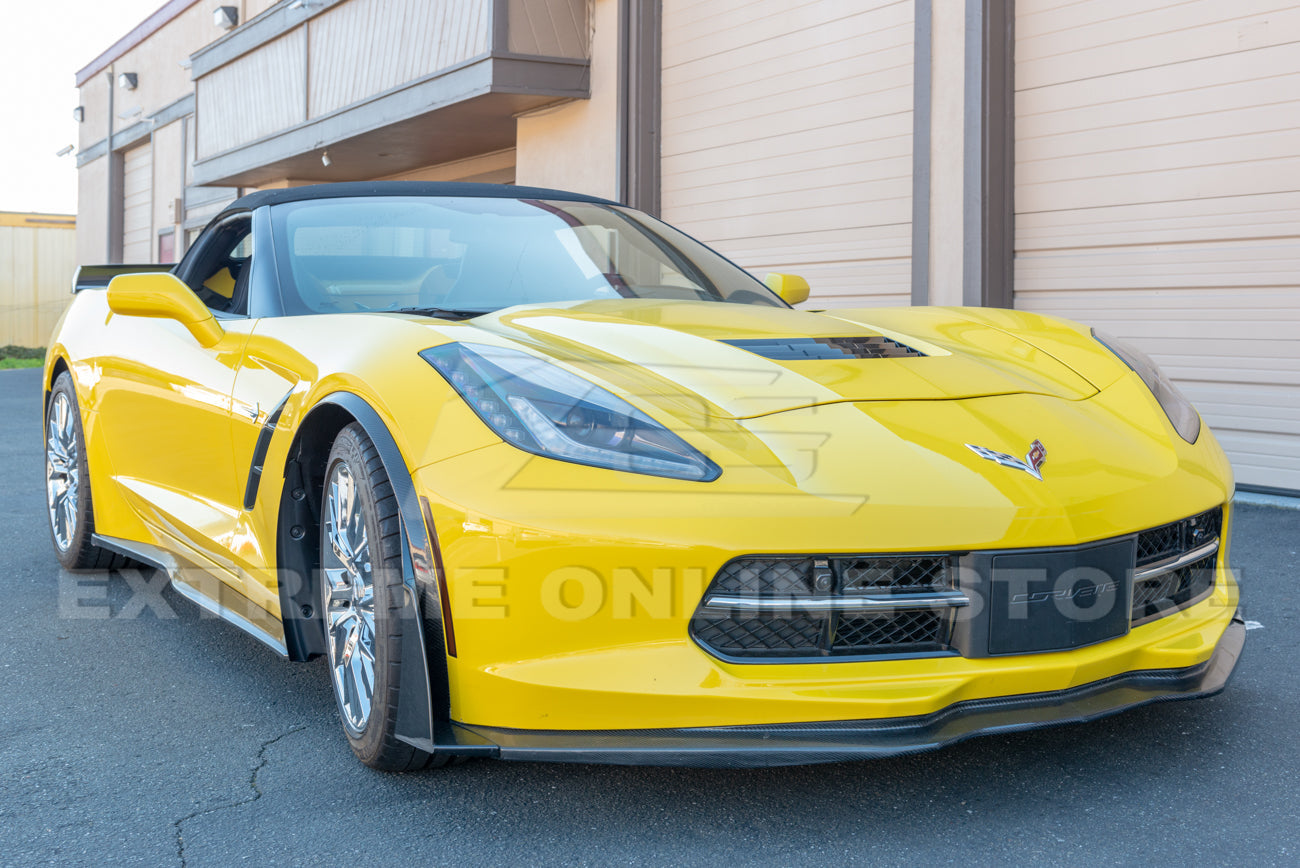 Corvette C7 GM Enhanced Texture Front Splash Guards