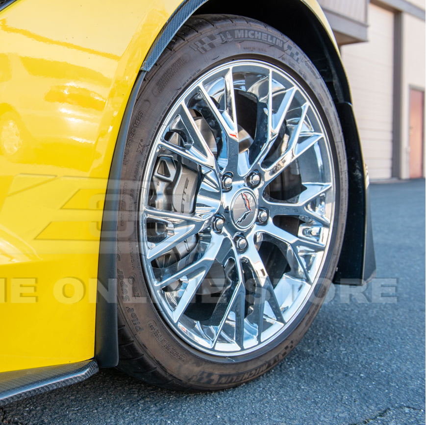 Corvette C7 GM Enhanced Texture Front Splash Guards