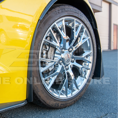 Corvette C7 GM Enhanced Texture Front Splash Guards