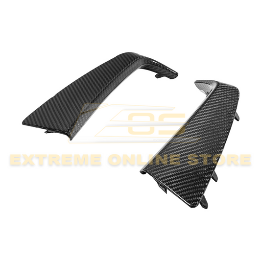 Chevrolet Corvette C7 ZR1 Carbon Fiber Front Bumper Vent Brows Insert