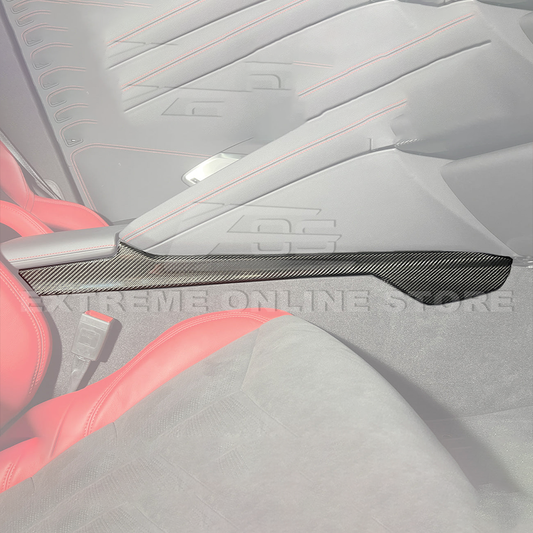 Corvette C8 Carbon Fiber Center Console Side Panel Trim Vent Cover