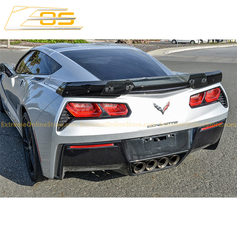 Corvette C7 Stage 3 Rear Spoiler W/ Wickerbill Extension - ExtremeOnlineStore