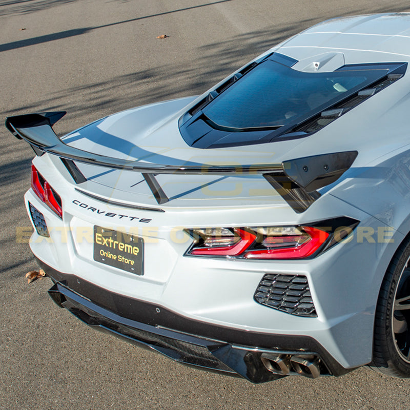 Chevrolet Corvette C8 Extended Rear Trunk Spoiler High Wing