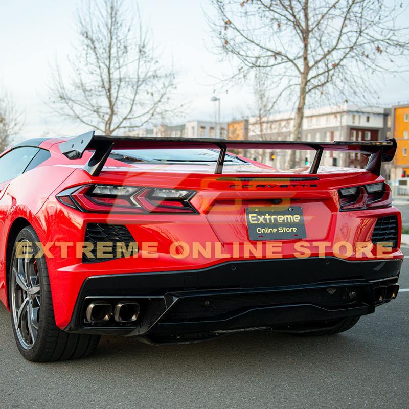 Corvette C8 Rear Trunk Spoiler High Wing - Extreme Online Store