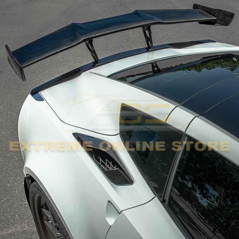 Corvette C7 Carbon Fiber Rear Quarter Intake Vents - Extreme Online Store