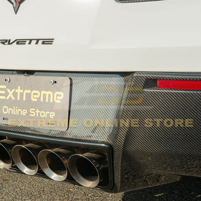 Corvette C7 Carbon Fiber Rear Bumper Diffuser - Extreme Online Store