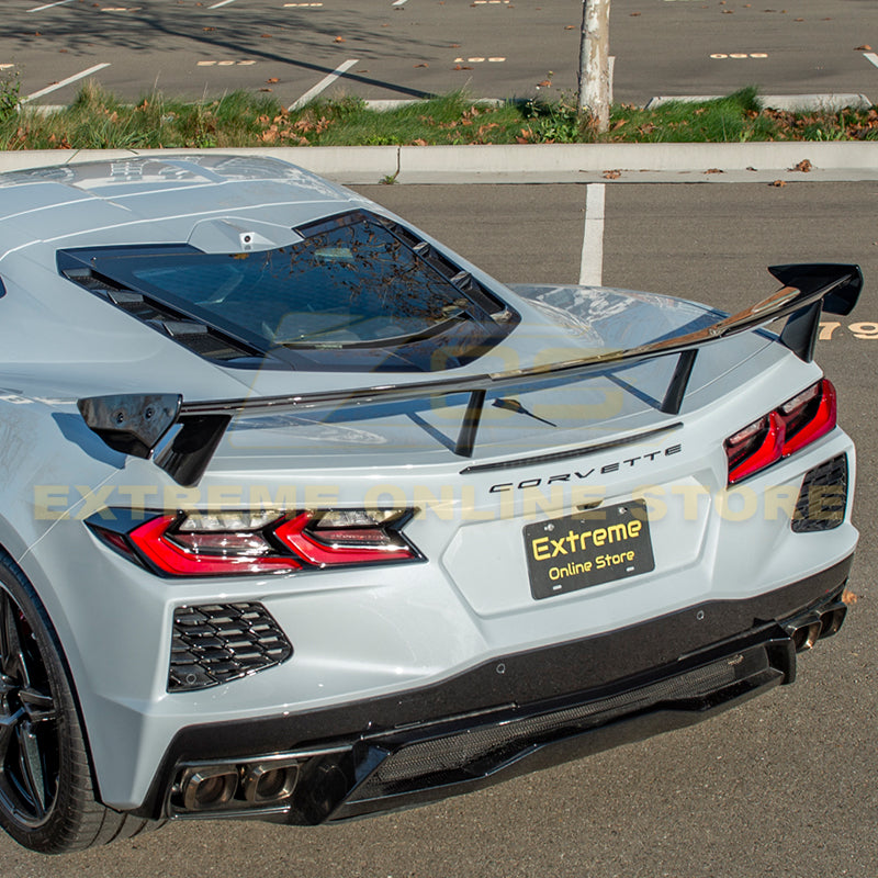 Chevrolet Corvette C8 Extended Rear Trunk Spoiler High Wing