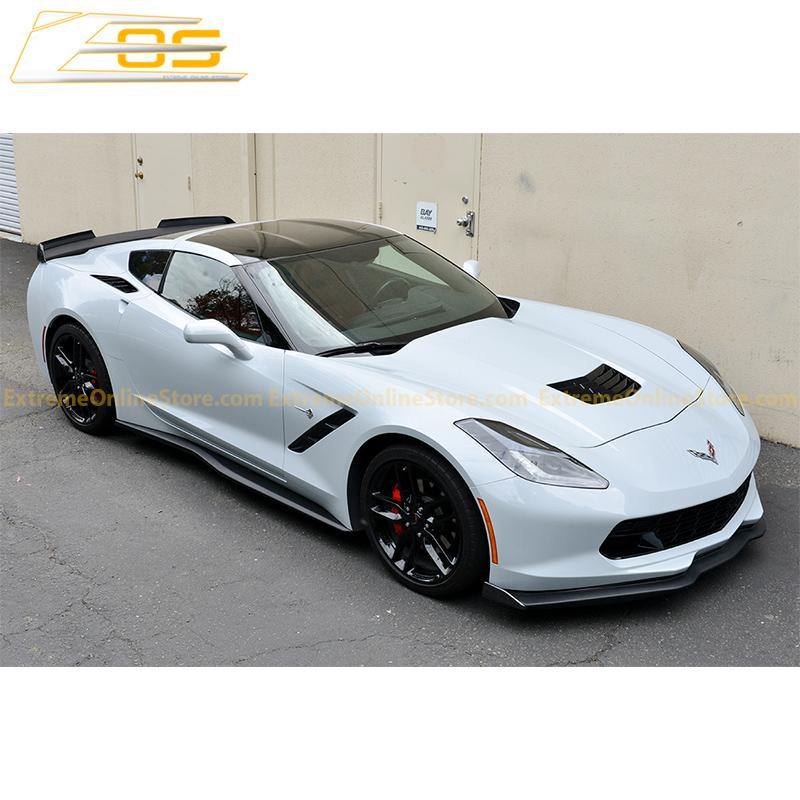 Corvette C7 Stingray / Z51 Front Splitter Lip & Side Skirts Rocker Panels - ExtremeOnlineStore