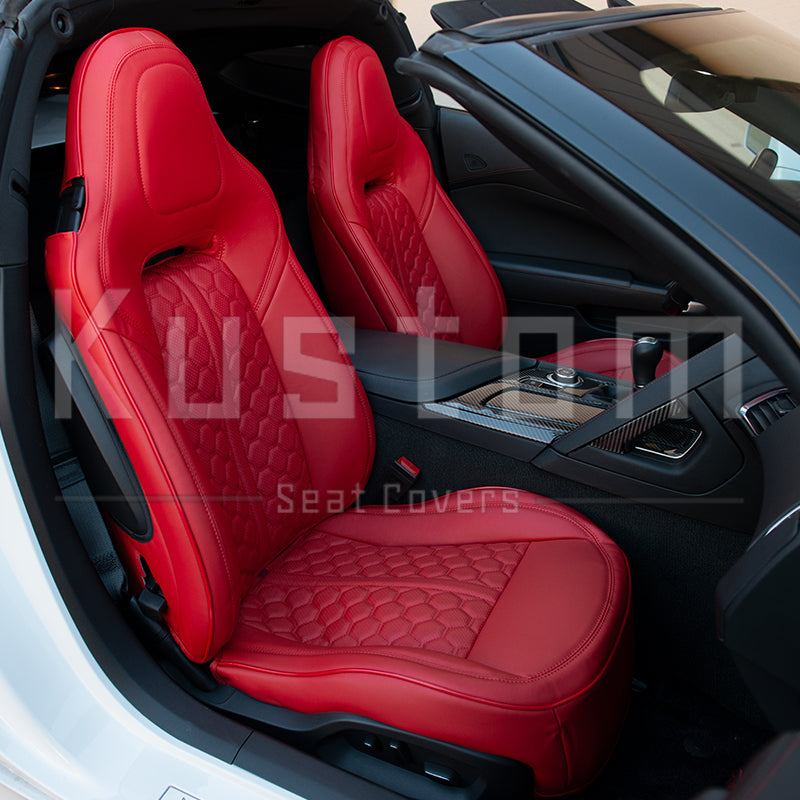 Chevrolet Corvette C7 Custom Leather Seat Covers