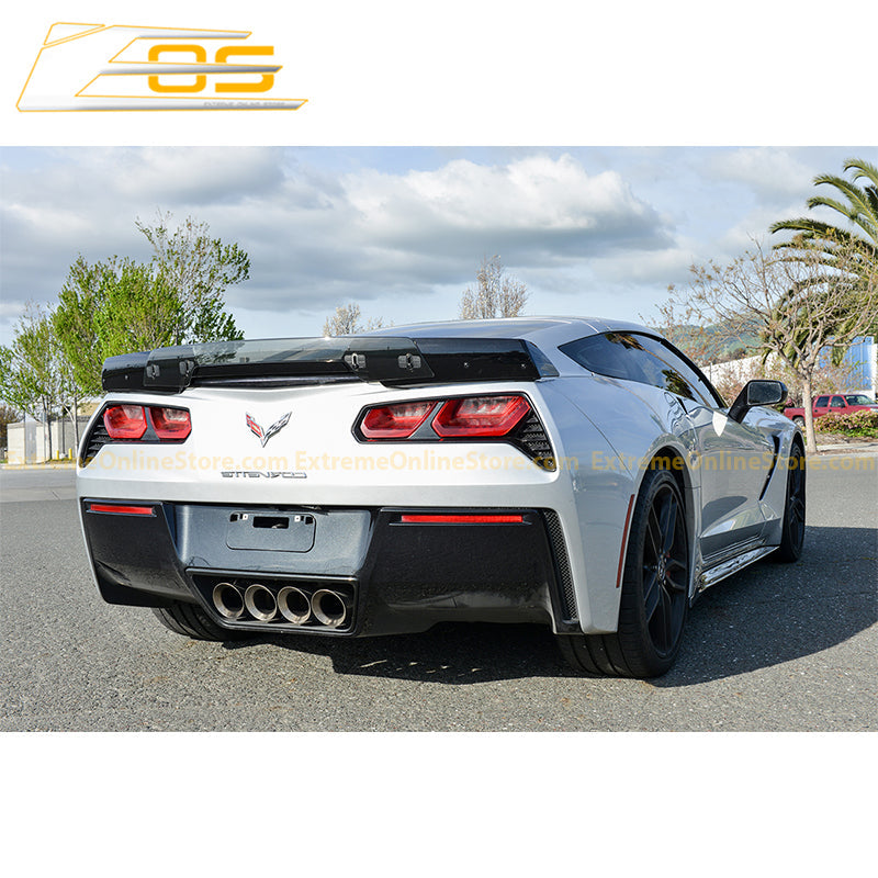 Corvette C7 Stage 3 Rear Spoiler W/ Wickerbill Extension - ExtremeOnlineStore