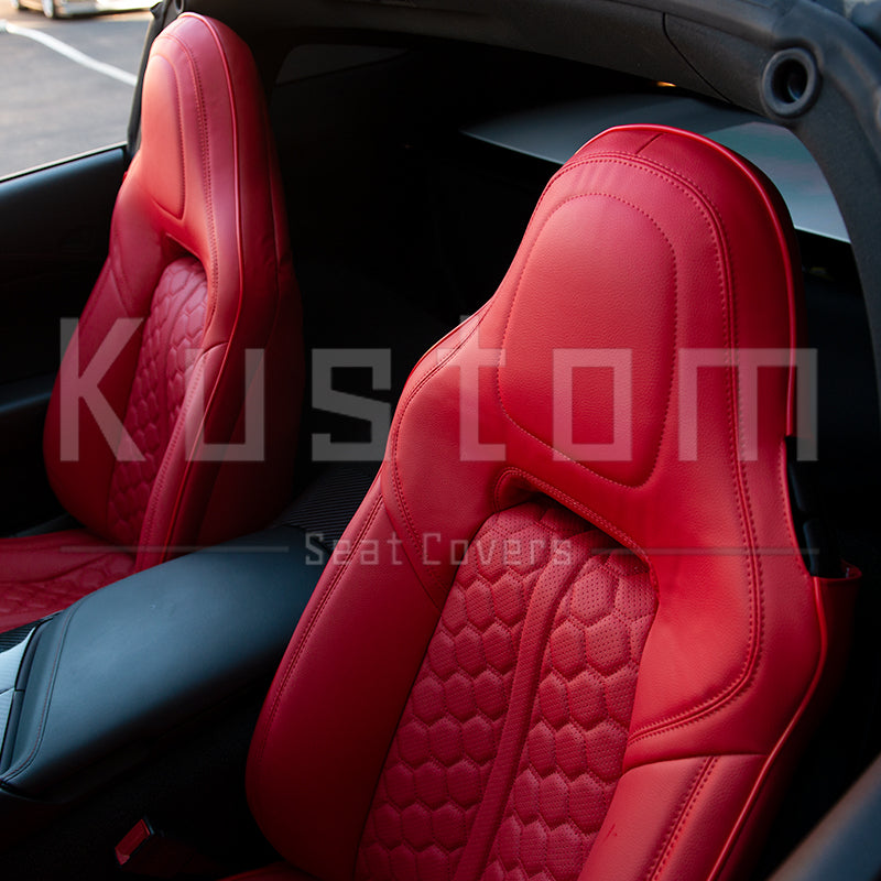 Chevrolet Corvette C7 Custom Leather Seat Covers