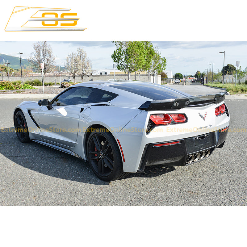 Corvette C7 Stage 3 Rear Spoiler W/ Wickerbill Extension - ExtremeOnlineStore