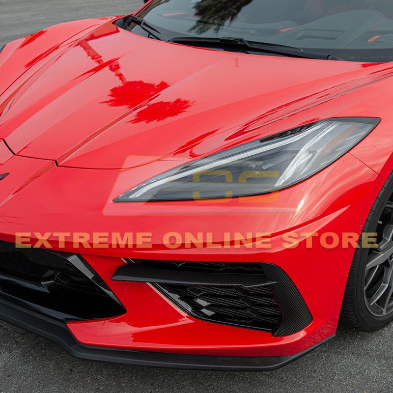 Corvette C8 Carbon Fiber Front Grille Insert - Extreme Online Store