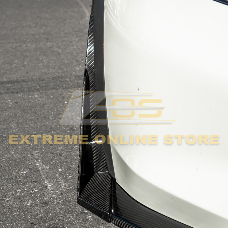 Corvette C7 Carbon Fiber Front Splitter W/ Stage 3 Carbon Wickerbill Winglets