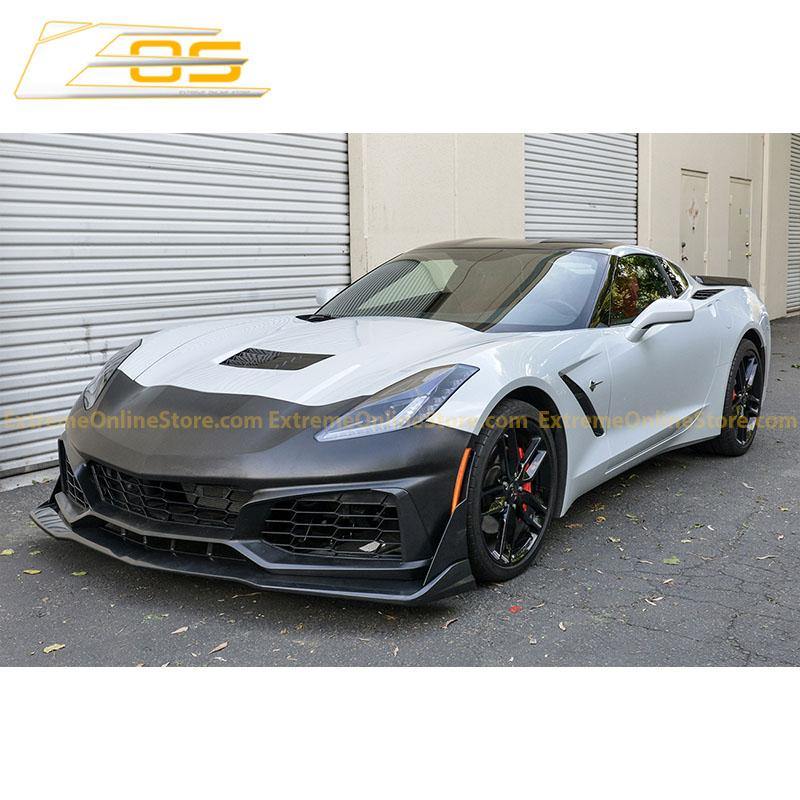 Corvette C7 Front Bumper Kit W/ Front Splitter | ZR1 Conversion Package - ExtremeOnlineStore