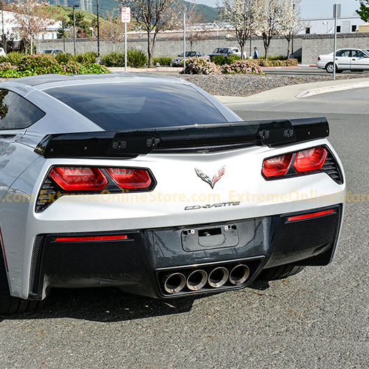 Corvette C7 Stage 3 Rear Spoiler W/ Wickerbill Extension