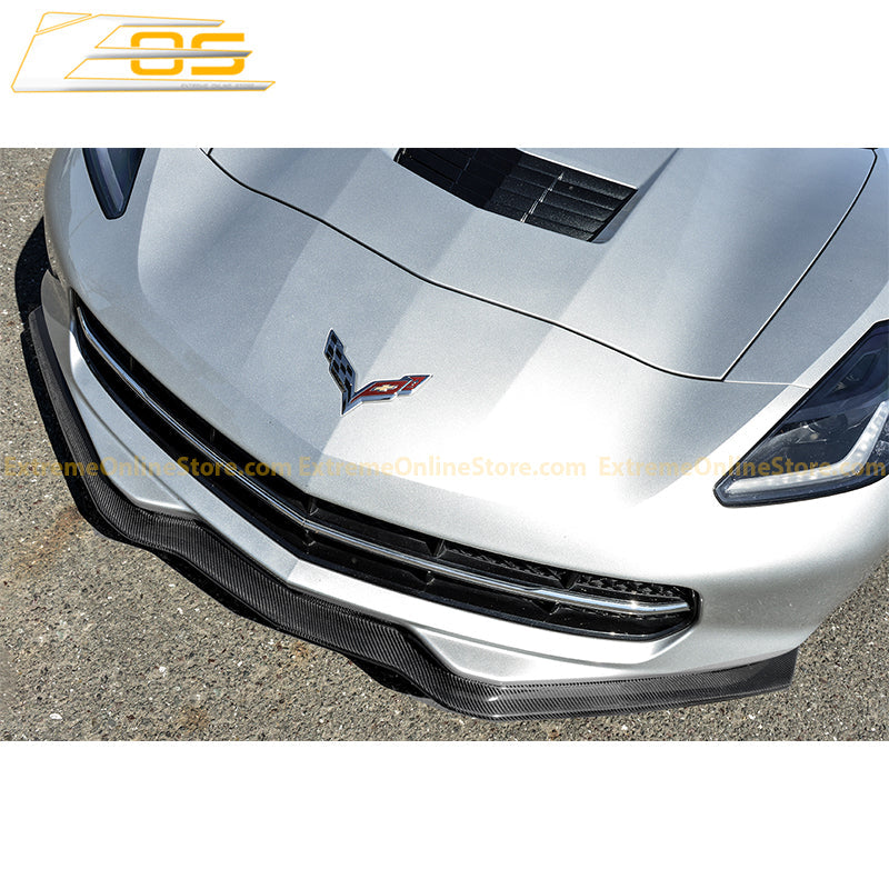 Corvette C7 Stage 2 Front Splitter Lip - ExtremeOnlineStore