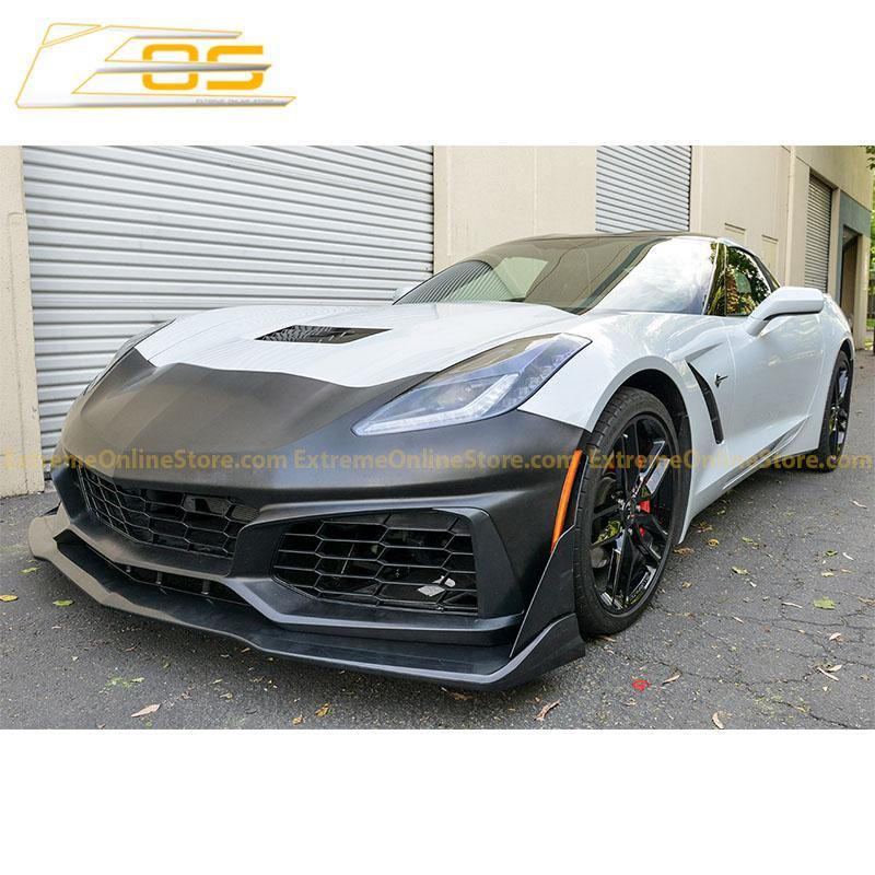 Corvette C7 Front Bumper Kit W/ Front Splitter | ZR1 Conversion Package - ExtremeOnlineStore