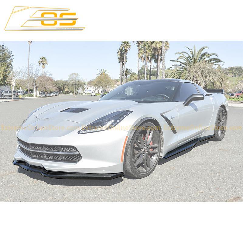 Corvette C7 Stingray / Z51 Front Splitter Lip & Side Skirts Rocker Panels - ExtremeOnlineStore