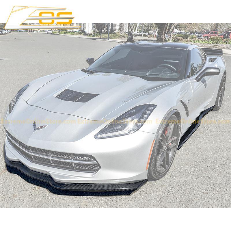 Corvette C7 Stingray / Z51 Front Splitter Lip & Side Skirts Rocker Panels - ExtremeOnlineStore