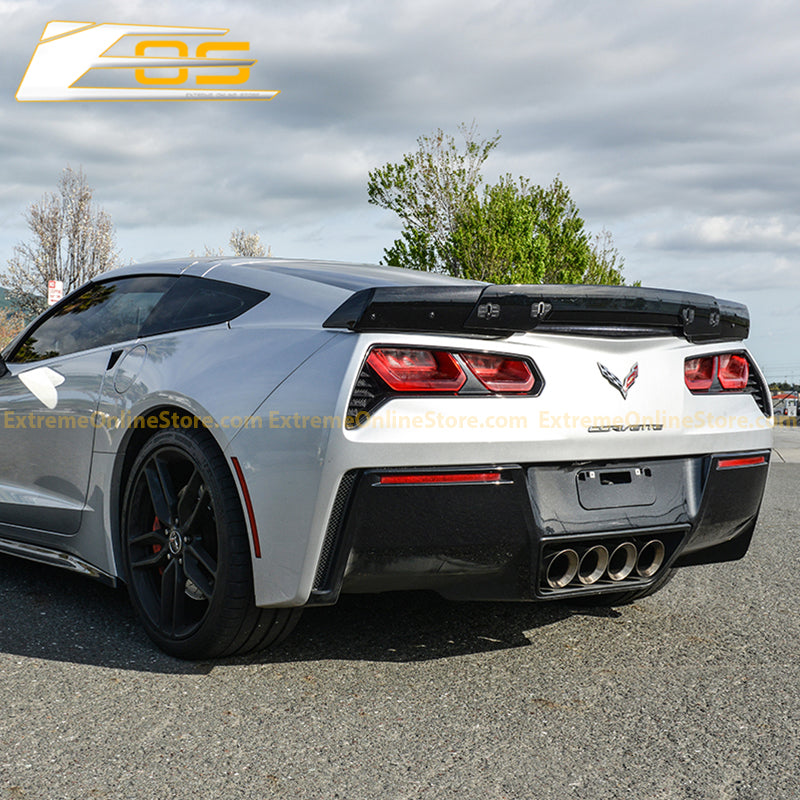 Corvette C7 Stage 3 Rear Spoiler W/ Wickerbill Extension - ExtremeOnlineStore