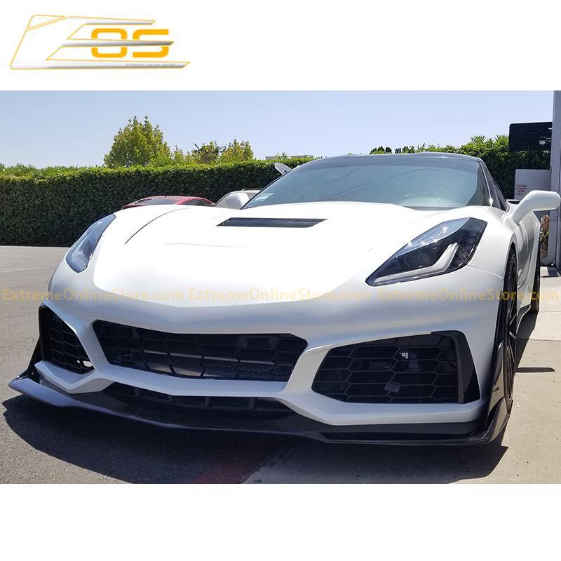 Corvette C7 Front Bumper Kit W/ Front Splitter | ZR1 Conversion Package - ExtremeOnlineStore