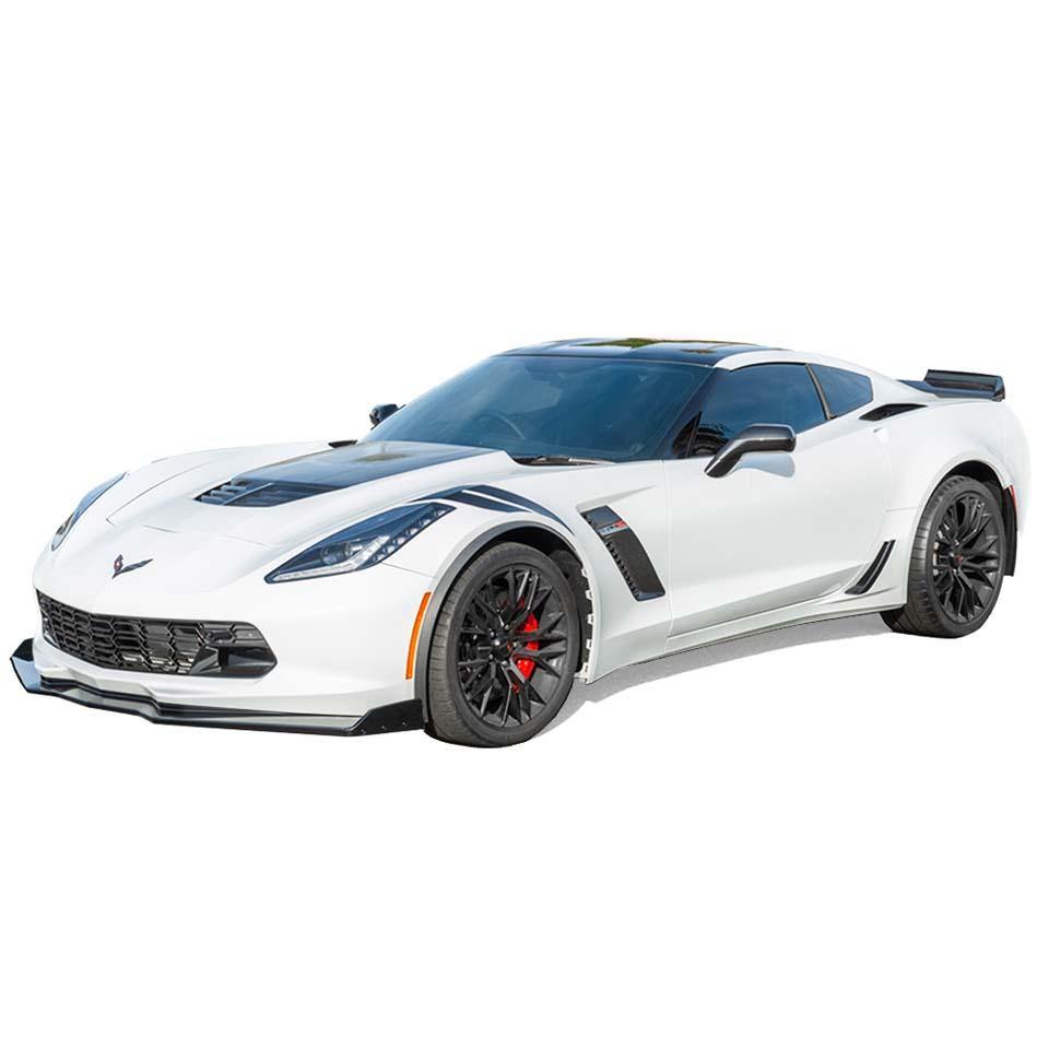 Corvette C7 Stage 2.5 ZR1 Conversion Extended Front Splitter Air Dam - Extreme Online Store