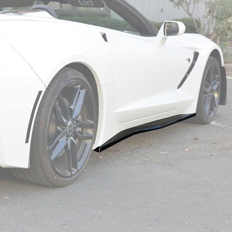 Corvette C7 Stingray / Z51 Carbon Flash Side Skirts Rocker Panels - ExtremeOnlineStore