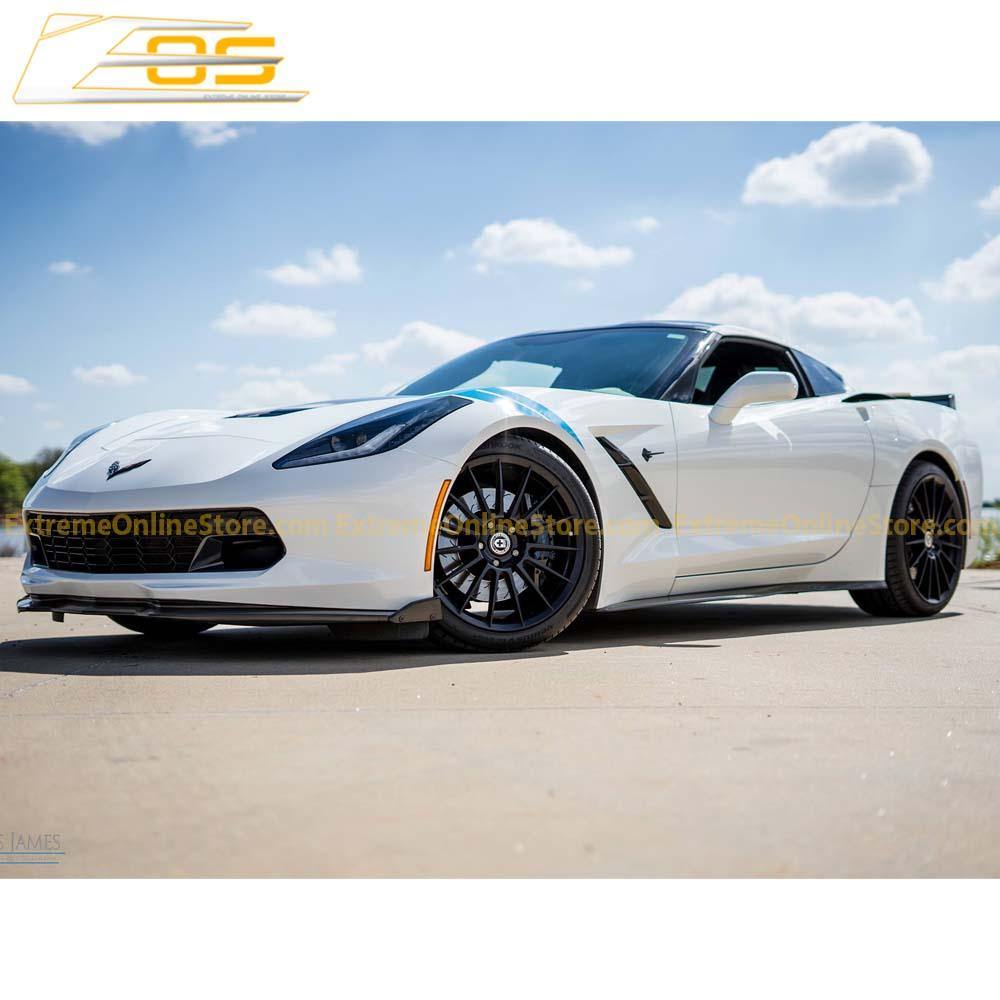 Corvette C7 Stingray / Z51 Carbon Flash Side Skirts Rocker Panels - ExtremeOnlineStore