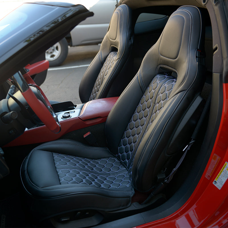 Chevrolet Corvette C7 Custom Leather Seat Covers