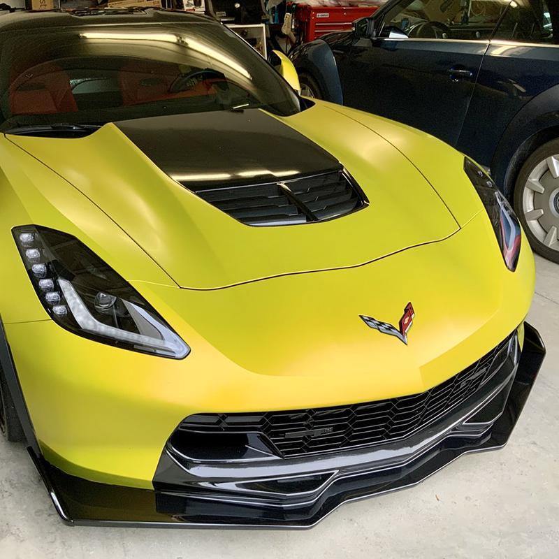 Corvette C7 Stage 2.5 ZR1 Conversion Extended Front Splitter Air Dam - Extreme Online Store