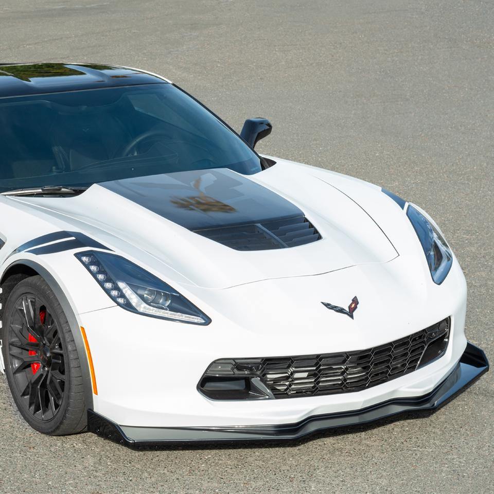 Corvette C7 Stage 2.5 ZR1 Conversion Extended Front Splitter Air Dam - Extreme Online Store